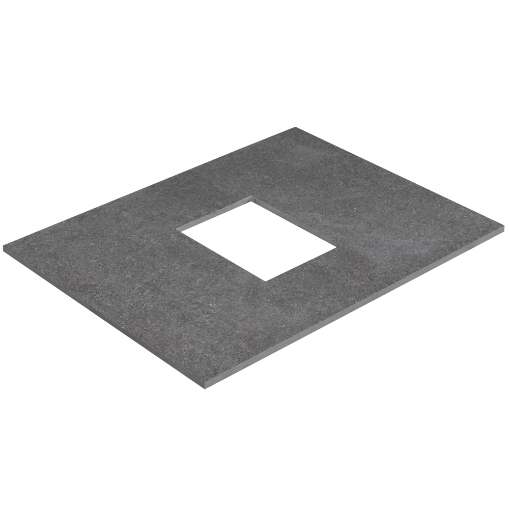 Столешница в ванную 59x46 см пепельный матовый Santreyd Без серии STLM-2105063 - Вид №1