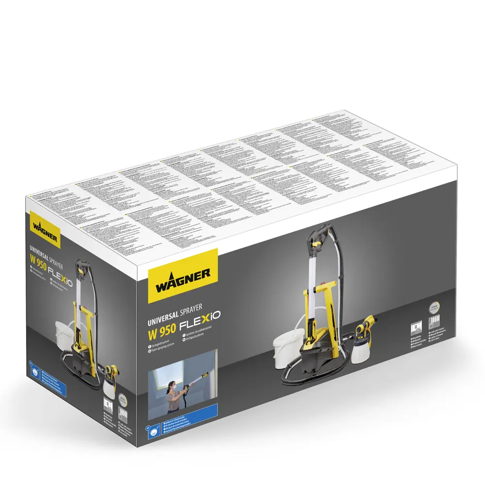Краскопульт Wagner Flexio W950, 630 Вт, 525 мл/мин STLM-2055565 - Вид №1