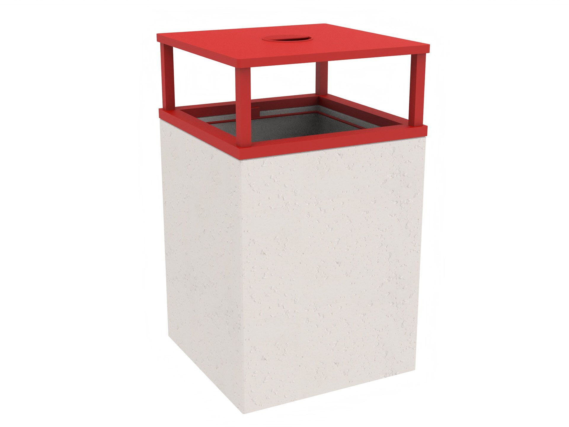 Бетонные стойки для мусора с крышкой Lazzari Афина ARCH-00133561 - Вид №3