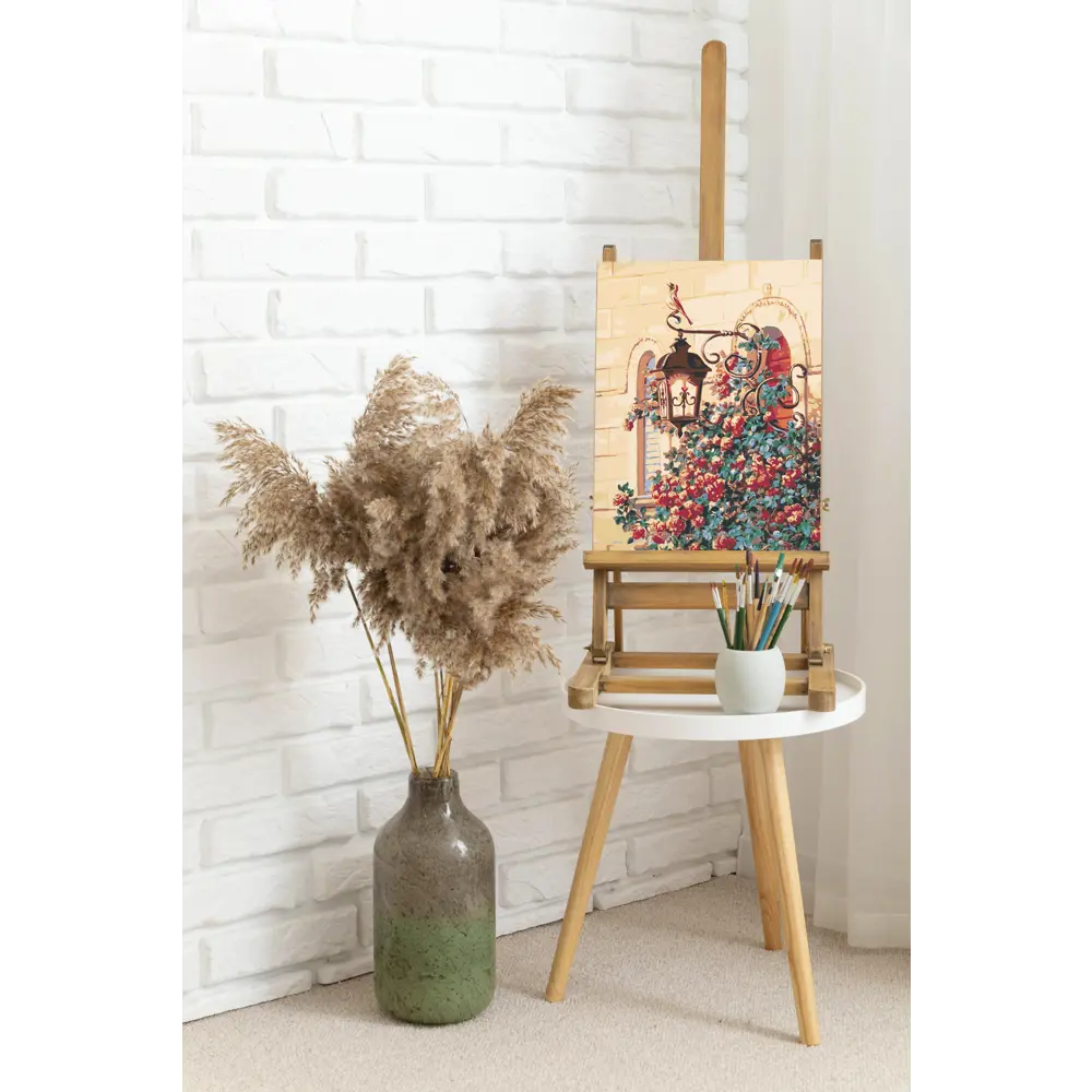 Картина по номерам Фонарь в саду 30х40 см FBRUSH STLM-2103894 - Вид №2