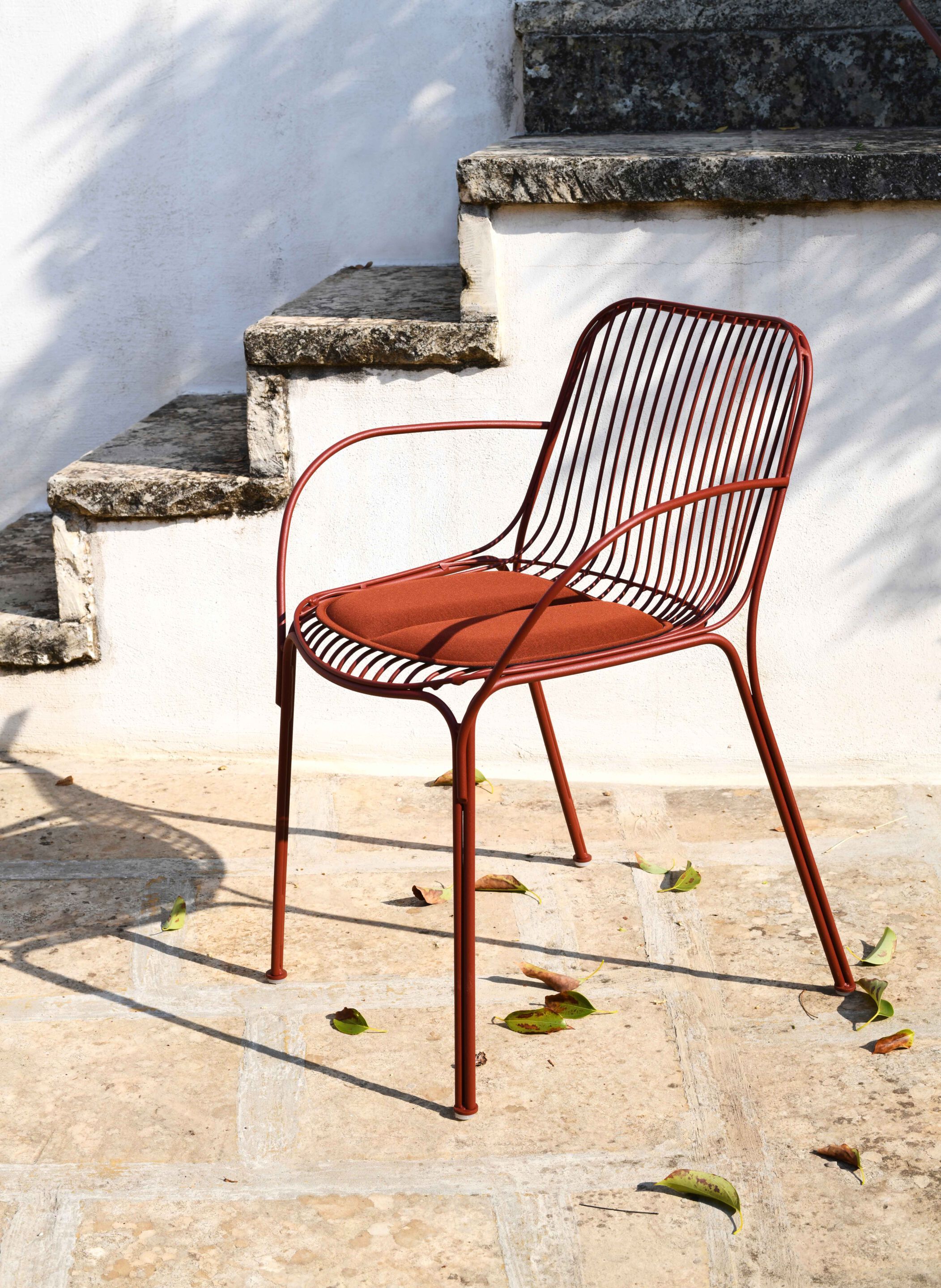 Стул для сада из оцинкованной стали с подлокотниками Kartell Hiray ARCH-00064814 - Вид №6