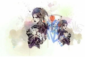 MOMENTI Авторский художественный принт Crazy home paintings Gi-020