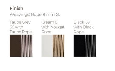 2-местный веревочный садовый диван POINT Плетение ARCH-00007454 - Вид №1