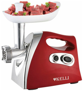 5359641 Мясорубка электрическая KELLI KL-5004 красный