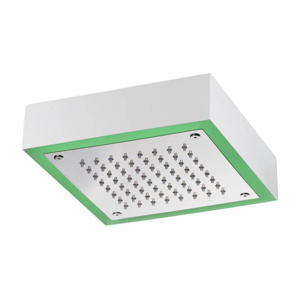 82036 Видимая квадратная головка 200 × 200 потолок / дождевая струя + световое крепление HORUS Range Hydro 