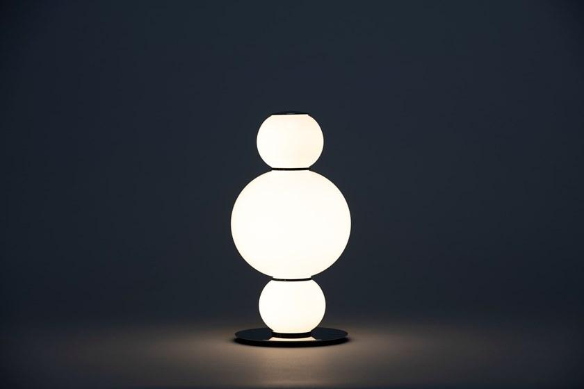 Formagenda Настольная лампа из светодиодного стекла с диммером Pearls sun-id-1427196 - Вид №1