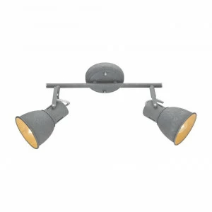 Спот потолочный серый с 2 плафонами Arte Lamp A1677PL-2GY ARTE LAMP 1677 00-3926544 Серый