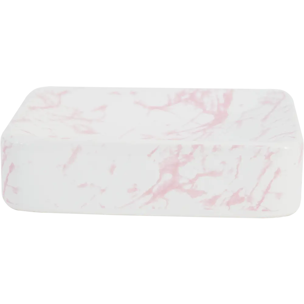 Мыльница Vidage Marmo Rosa керамика цвет белый 89719965 STLM-2202530 - Вид №1