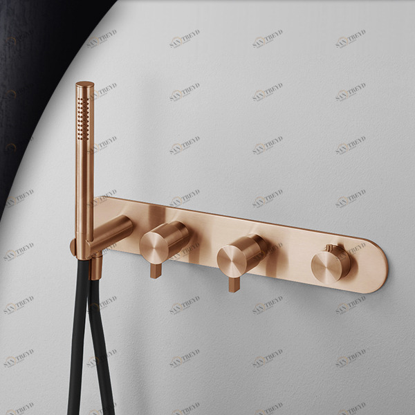 Смеситель для душа розовое золото TOOX Radomonte TXQ51R