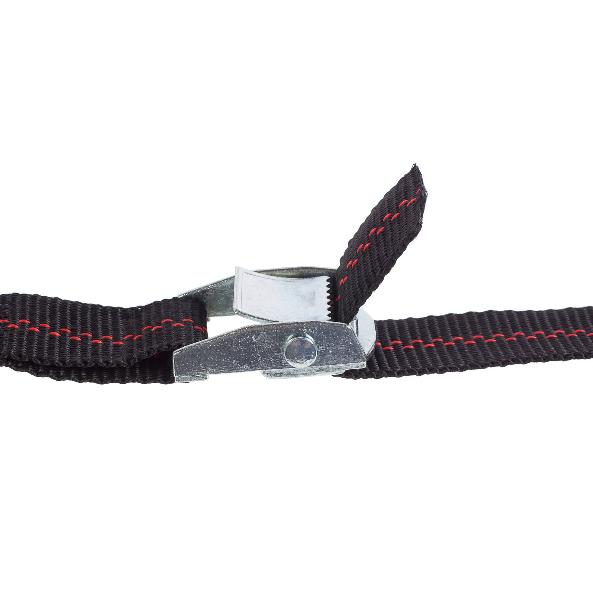 14396763 Ремень-карабин 25 мм, 2.5 м, полипропилен, цвет чёрный, 2 шт Santreyd  - Вид №2