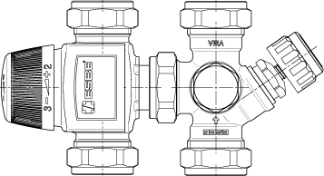 3150 25 00 VMB423Ротационные клапаны » Esbe серии VMB400  - Вид №1