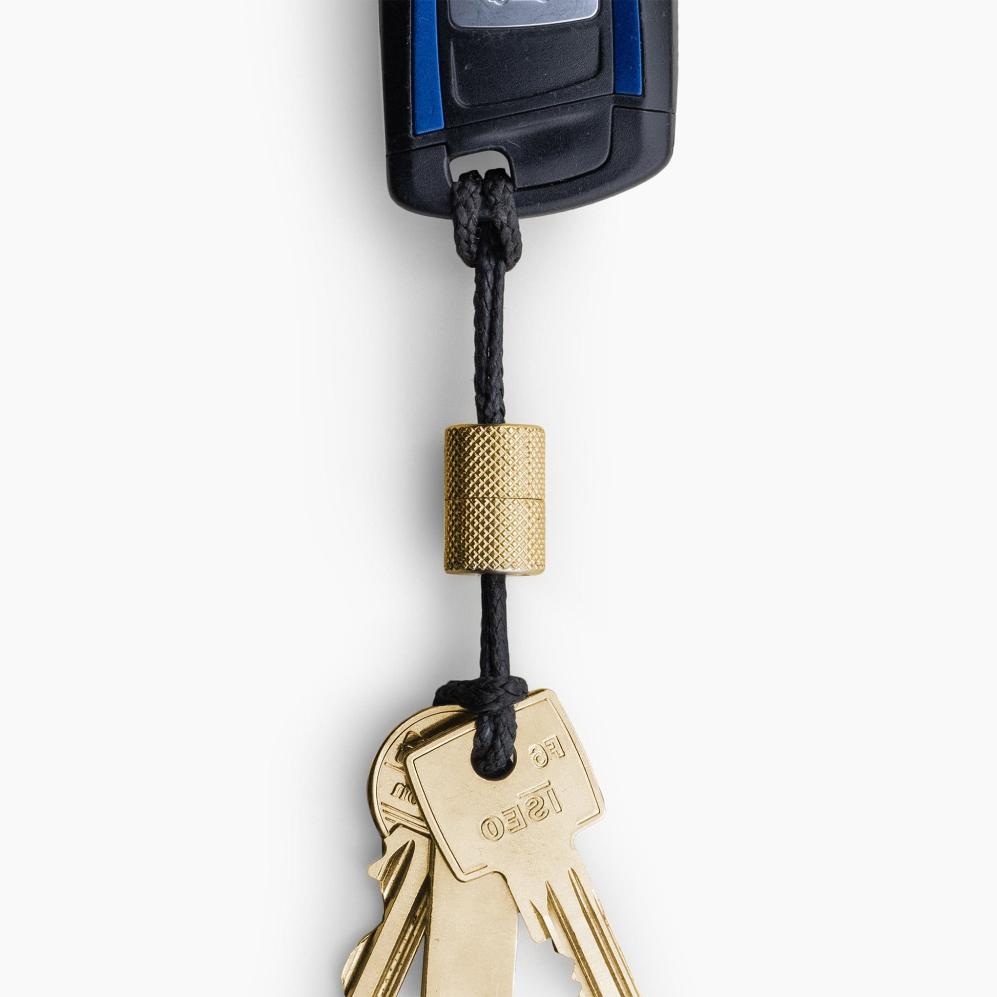 W208BRA Петля для ключей - латунь Wingback 