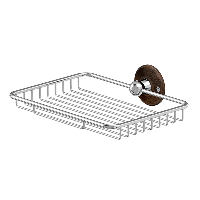 Burlington Корзина для губок со спинкой из орехового дерева A15 WAL 