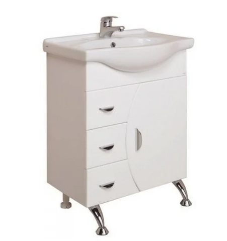 Тумба Onika ЛУНА 60.106 с умывальником СЕЛИГЕР-60 ОНИКА 231963 - Вид №1