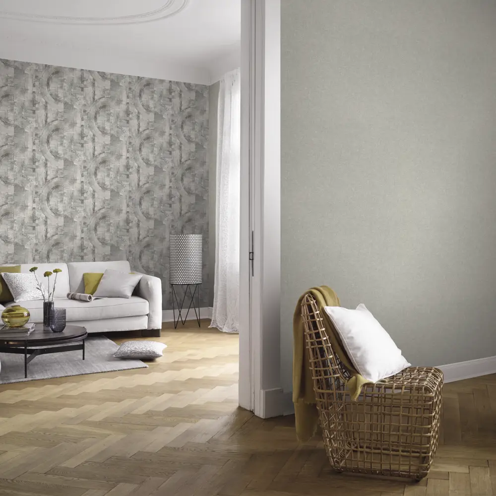 Обои флизелиновые Rasch Compos графитовые 1.06 м RA973648 COMPOSITION STLM-2199209 - Вид №3