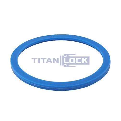 Уплотнение для молочных муфт DIN 11851 DN50 силикон (синий) TL50SIL-D TITAN LOCK 