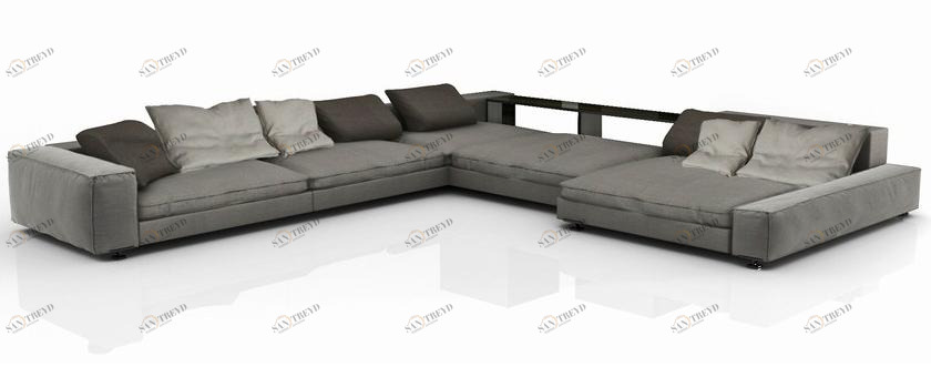 Nube Italia Секционный диван со съемным чехлом из ткани Myfair sun-id-1352017