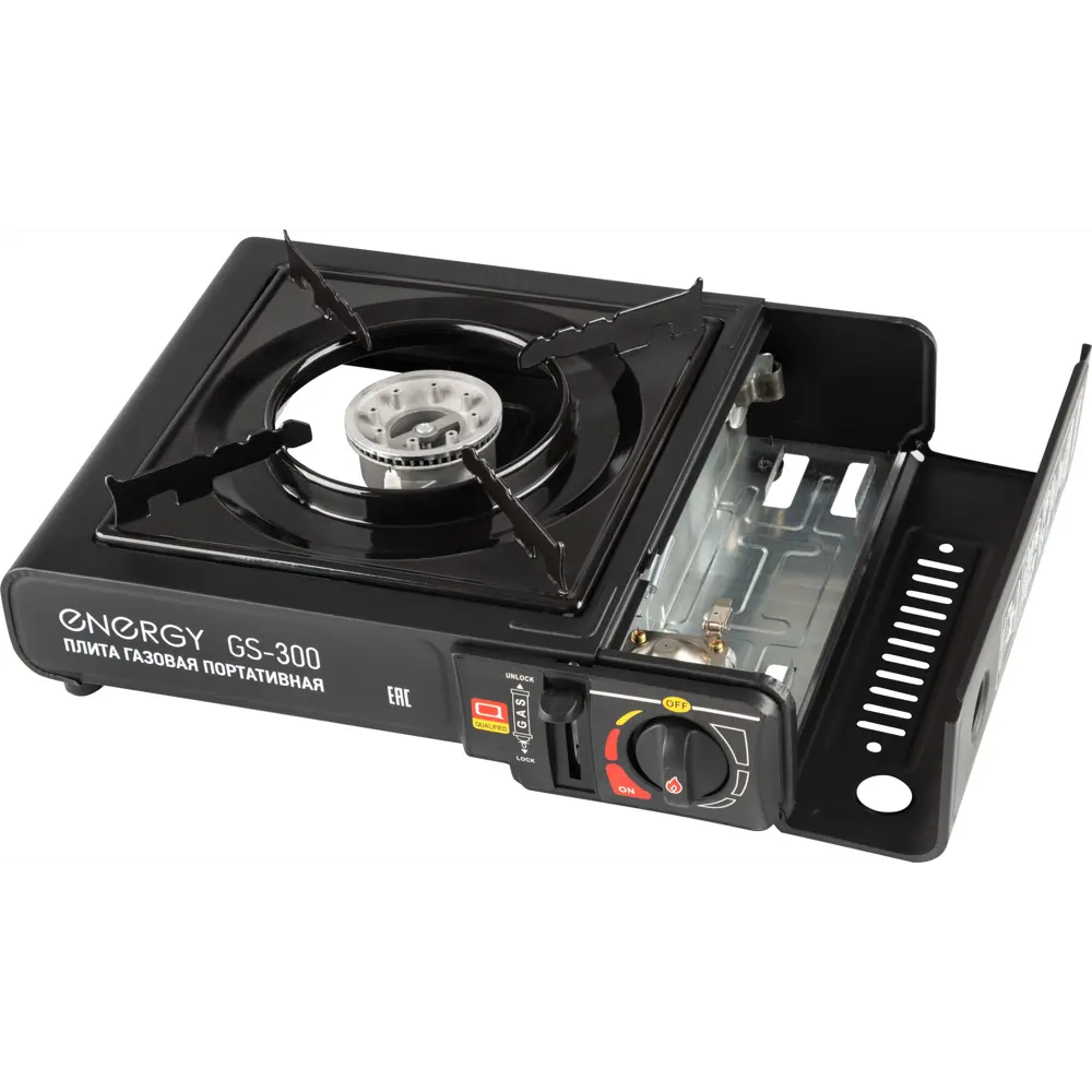 Плитка газовая Energy GS-300 28x24x11.5 см 1 горелка Santreyd STLM-2086038 - Вид №2