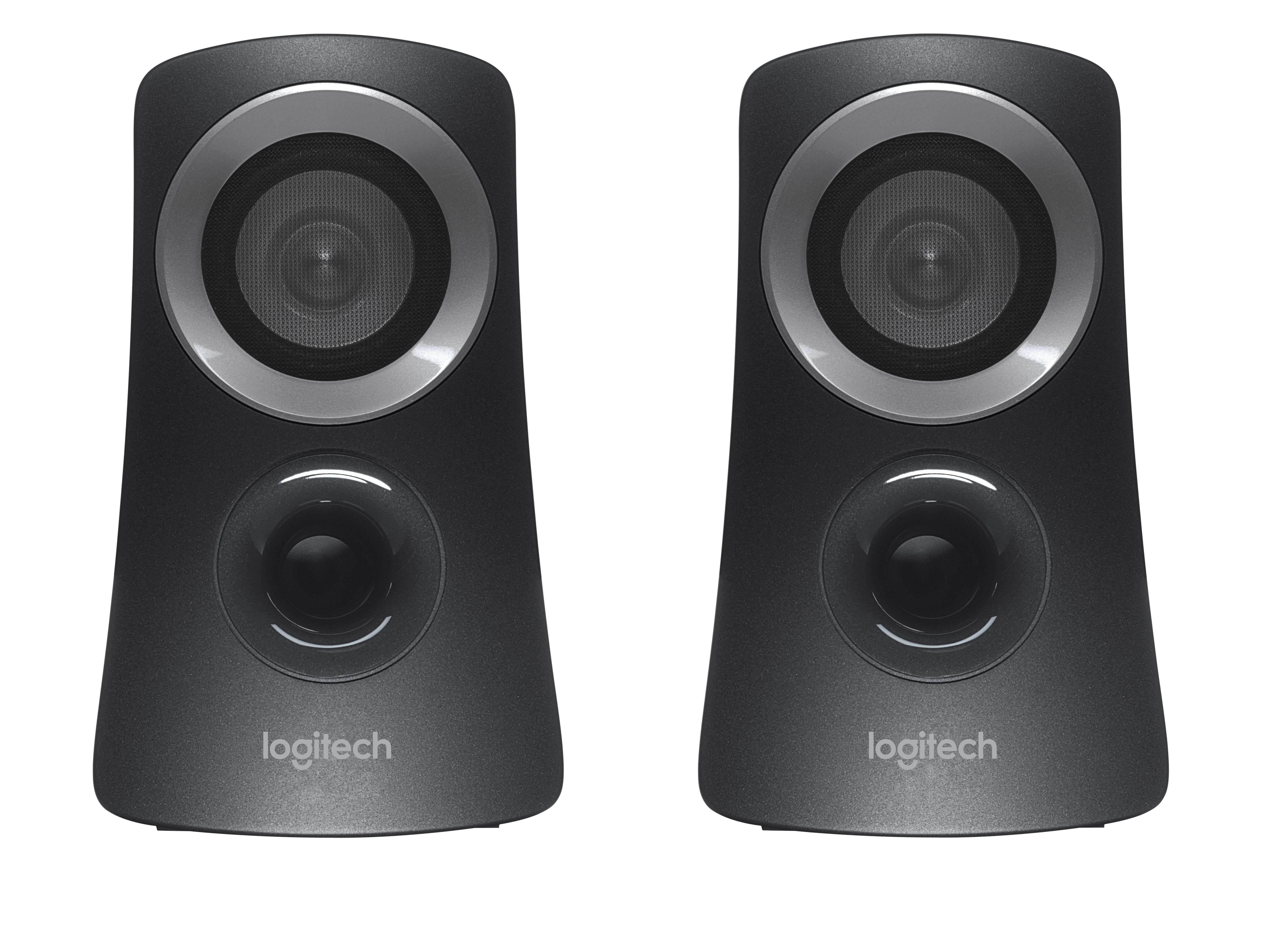 980-000413 Speaker system 2.1 z-313, 2*5+15w, 48-20000hz, line in/out , wired control pod, black Logitech Santreyd  - Вид №1