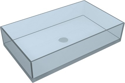 GLLA60 Накладная раковина на столешницу GSG CERAMIC GLASS