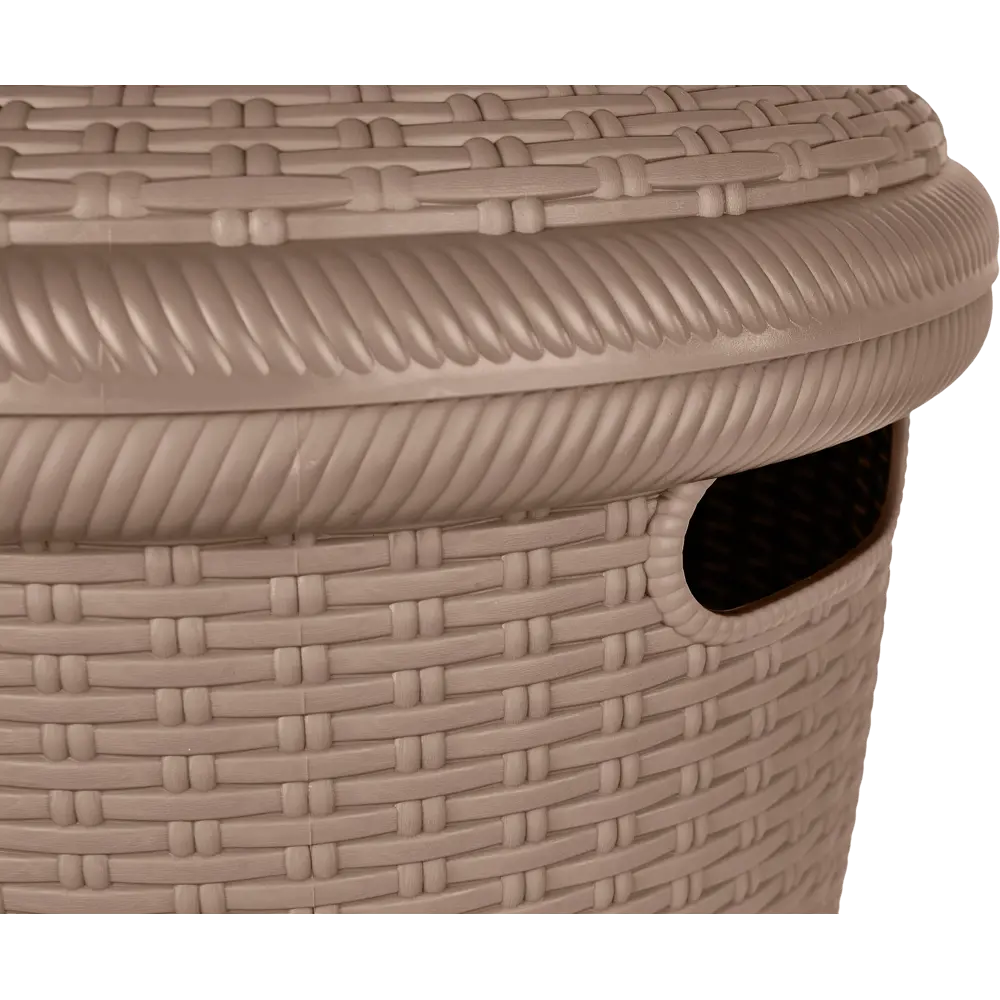Корзина для белья Keeplex Rattan цвет морской песок STLM-2112256 - Вид №5