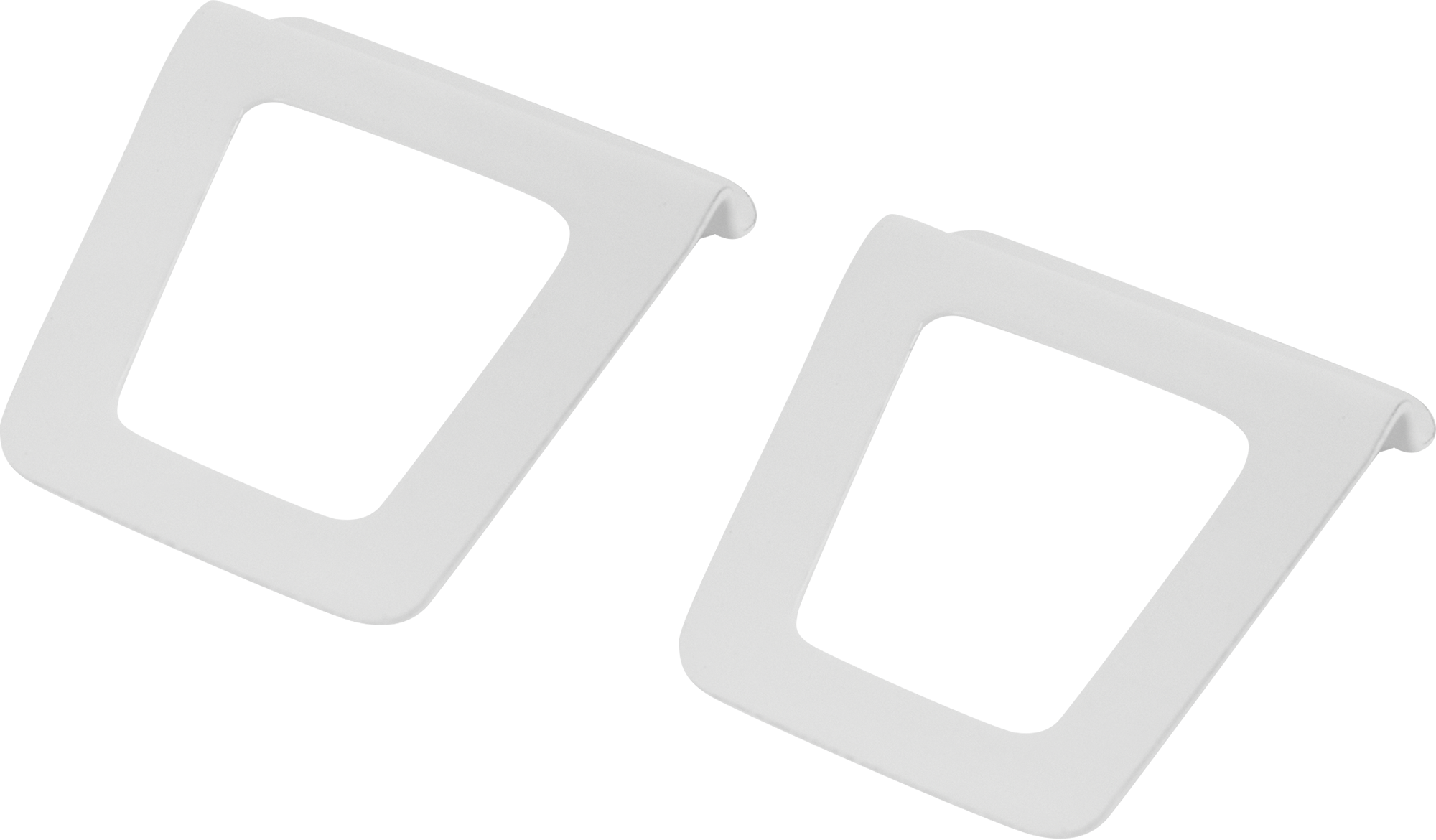 82331795 Ручка москитной сетки металл цвет белый, 2 шт. STLM-0024720 Santreyd 