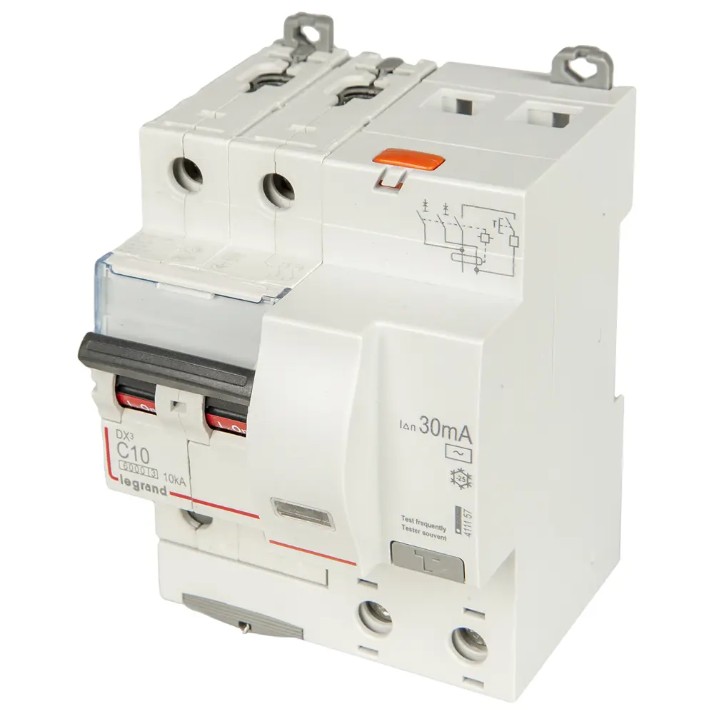 Дифференциальный автомат Legrand DX3 АВДТ 1P N C10 А 30 мА 6 кА АС 411157 STLM-2024106