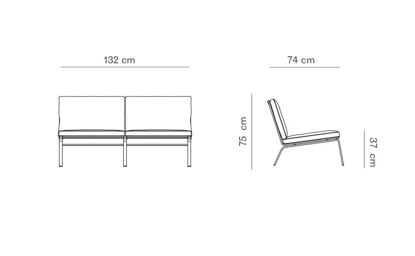 2-местный кожаный диван NORR11 ARCH-00078660 - Вид №10