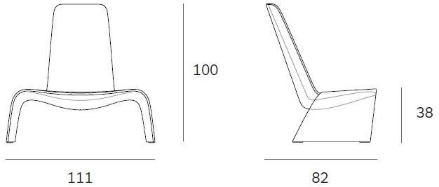 Plank Кресло для отдыха из пластика для сада Land sun-id-1448715 - Вид №10