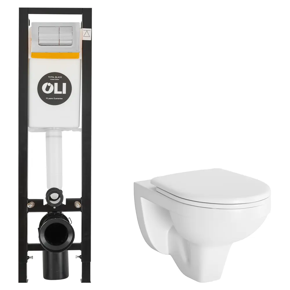 Комплект инсталляции Oli Quadra с ободковым унитазом Damixa Jupiter STLM-2003984