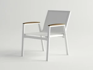 10Deka Кресло из алюминия с подлокотниками Amelia