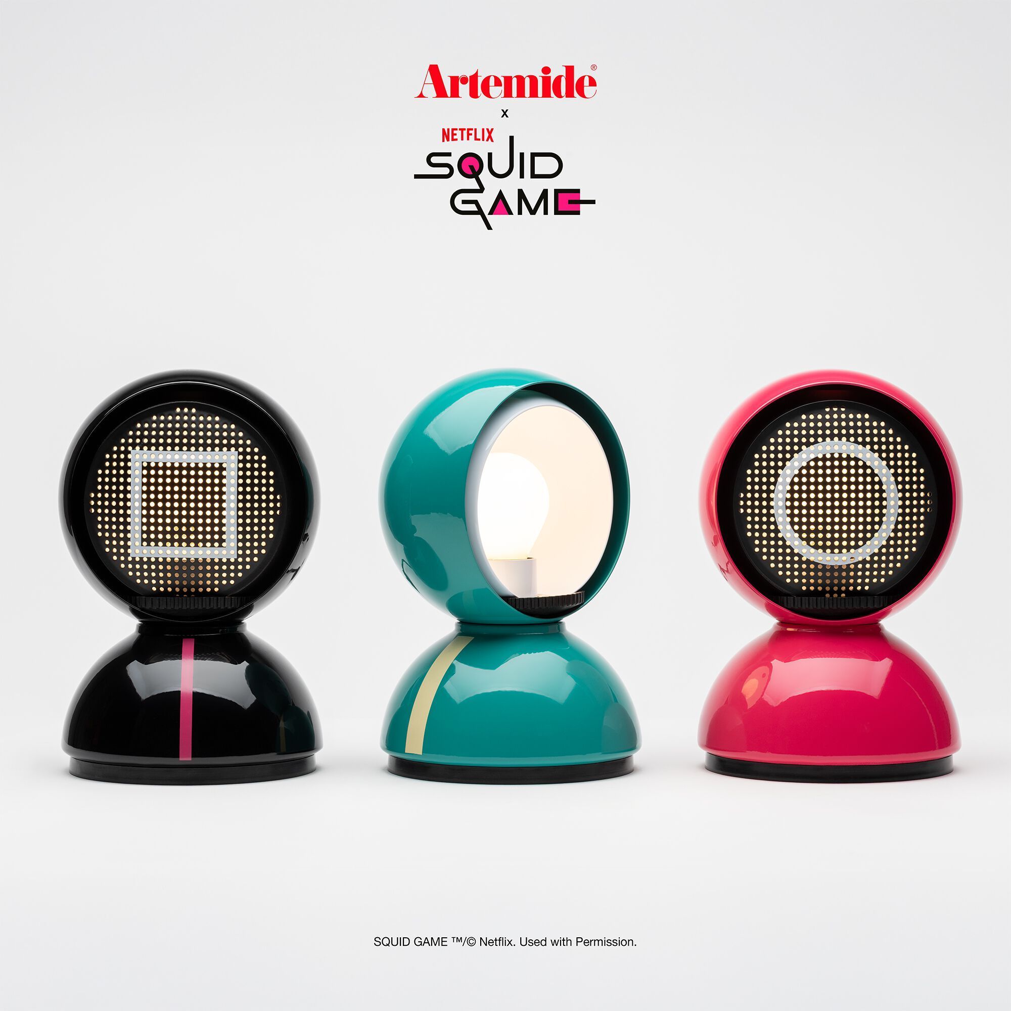 Окрашенная металлическая светодиодная настольная лампа In Stock Artemide ARCH-00049269 - Вид №10
