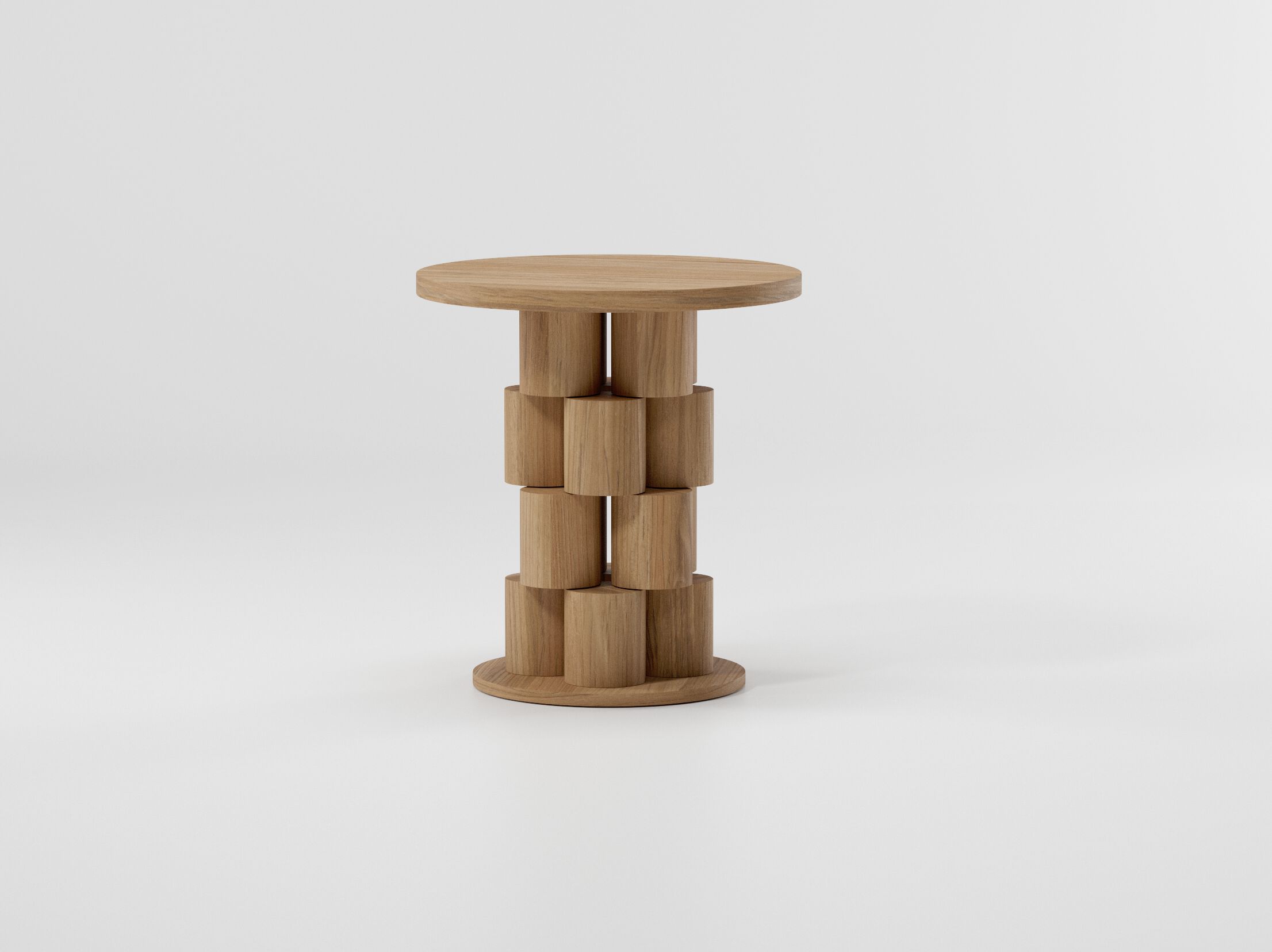 Круглый стол из тикового дерева Kettal KARI ARCH-00147297