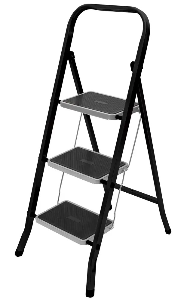 Стремянка Zalger 3-ступенчатая с противоскользящим ковриком 83591946