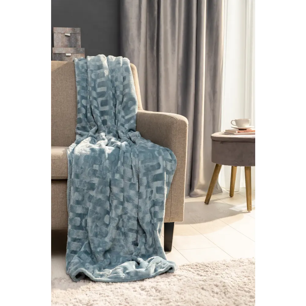 Плед Ardenza Thep 150x200 см фланель цвет синий STLM-2045330 - Вид №2