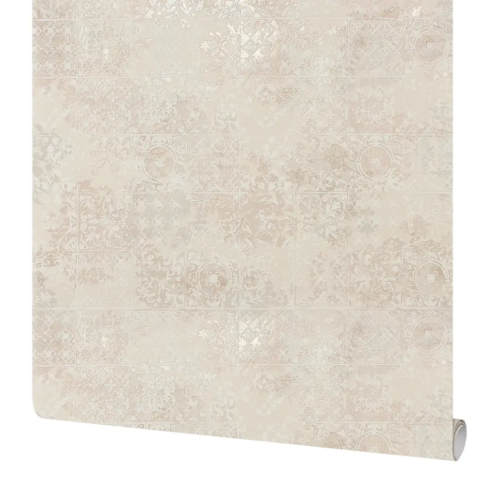 Обои виниловые Нэнси бежевые 0.53х10 м 0211-1 Santreyd STLM-2023432