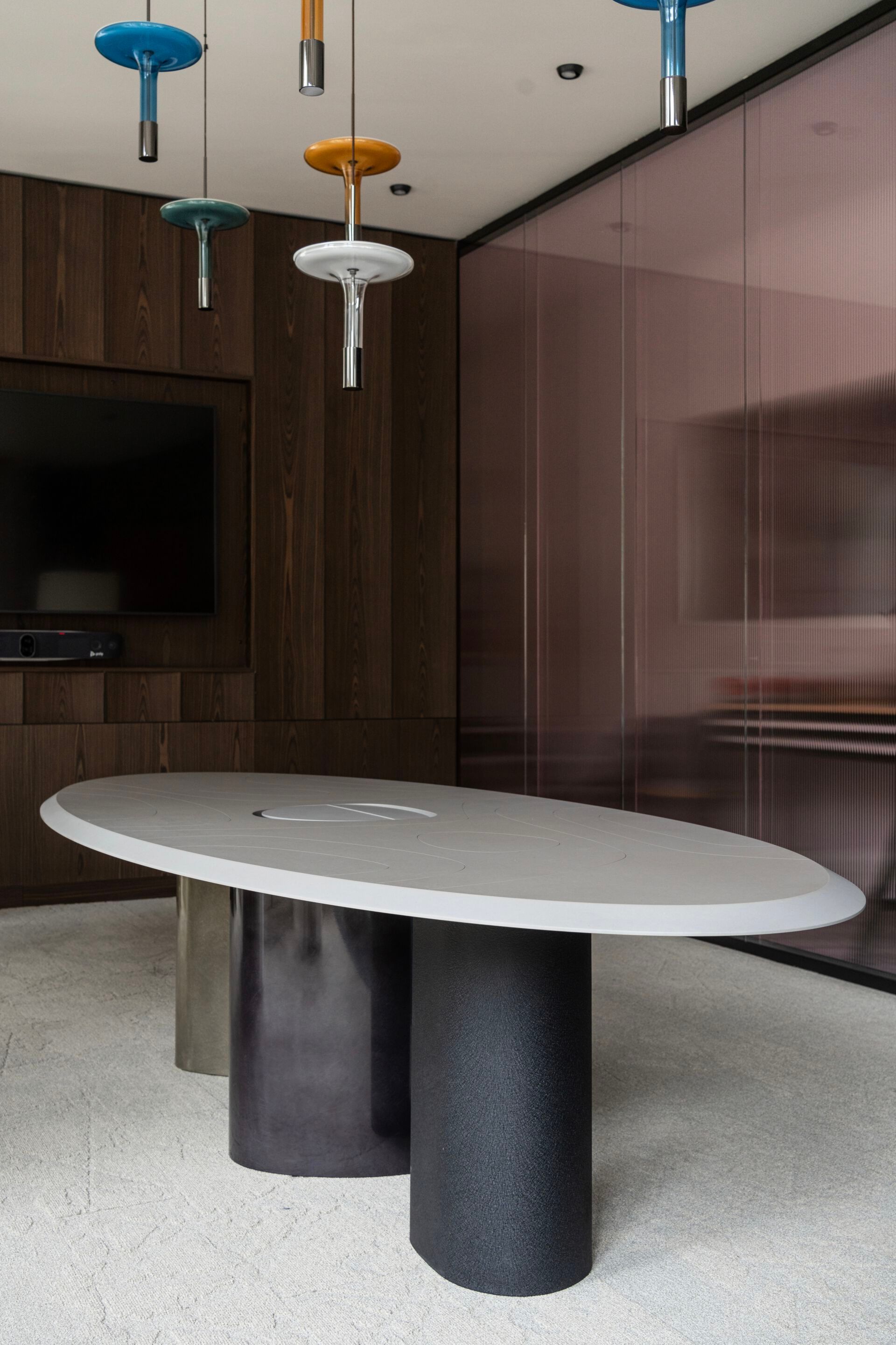 Овальный стол для совещаний из МДФ Cider Edition Monolithes ARCH-00089793 - Вид №15