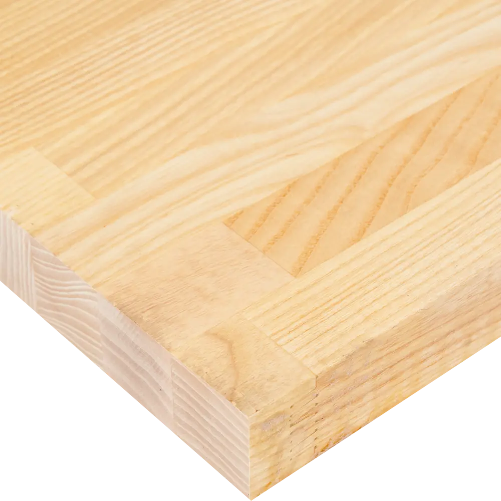 Столешница 120x4x60 см массив цвет ясень Santreyd STLM-2125384 - Вид №1