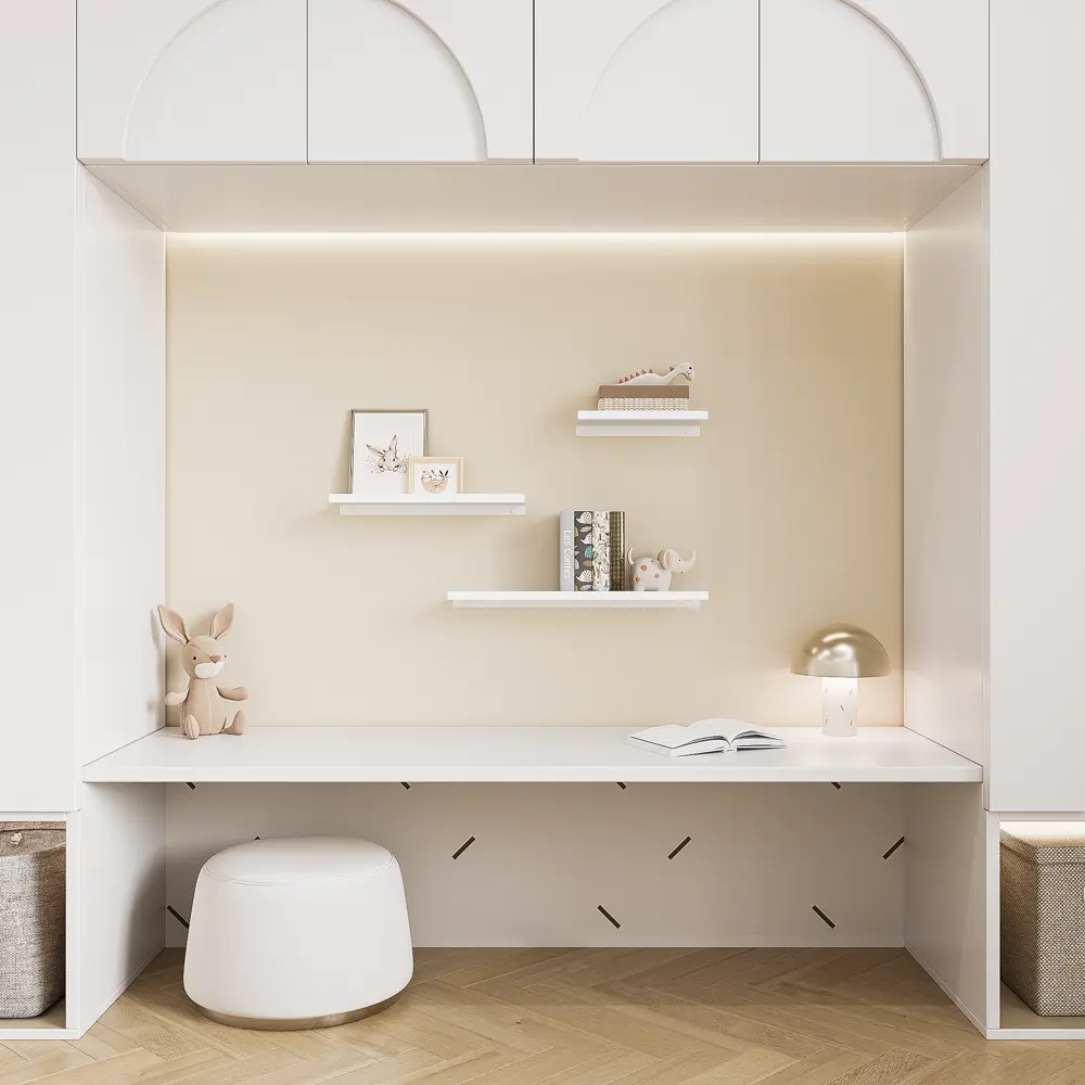 Настенная полка 22x12 см металл цвет черный KONSENSA STLM-2192732 - Вид №6