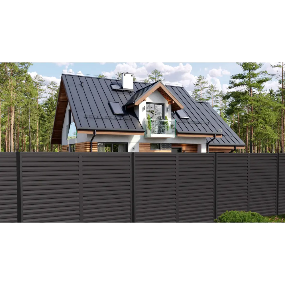 Еврожалюзи Вершина 2.5x2 м RAL 7024 графит Santreyd STLM-2203186 - Вид №1