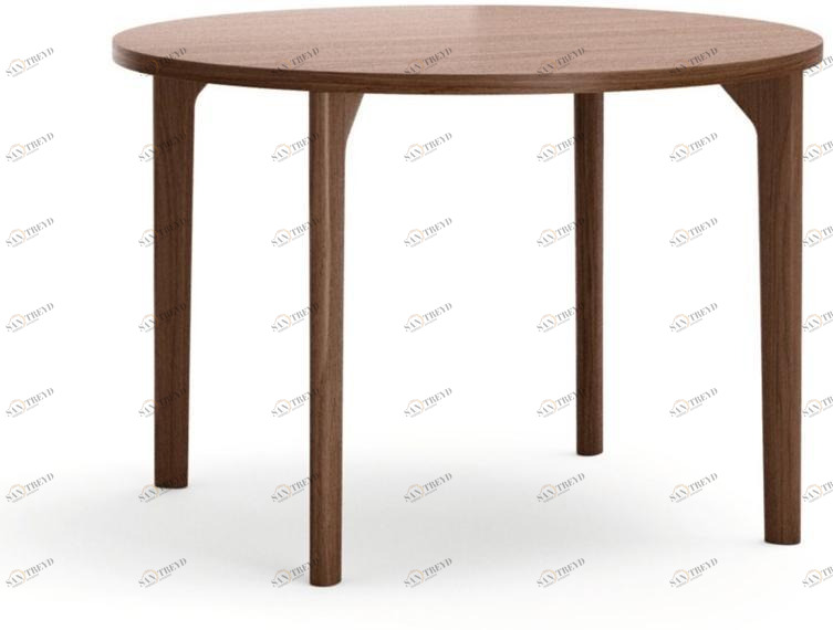 Very Wood Круглый деревянный стол Simple sun-id-1362940