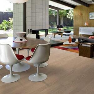 Паркетная доска Kahrs Дуб Прилив Линнея Полуматовая Брашированная