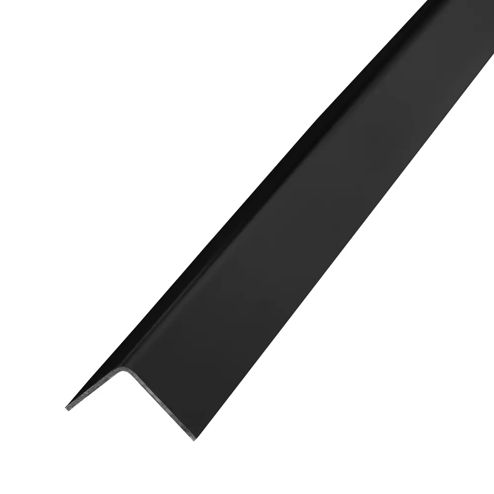 Угол ПВХ наружный 2700x20x20 мм черный матовый 89431867 STLM-2052621 POLIPLAST 