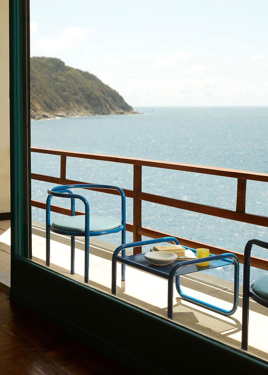 Садовая подставка для ног / журнальный столик из нержавеющей стали Exteta Locus Solus ARCH-00019960 - Вид №2