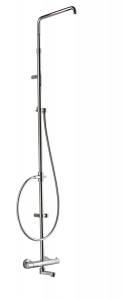 00-0860-CR CARIMALI Душевая стойка Rigoletto с телескопической ванной, одинарная
