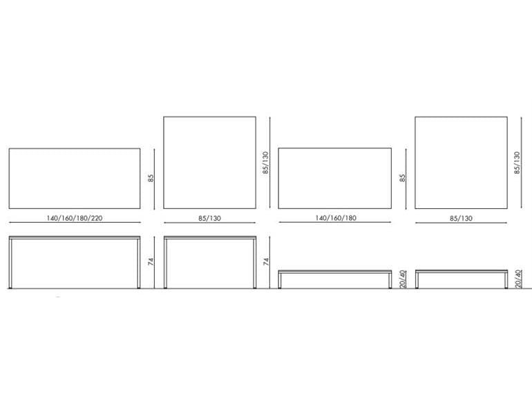Прямоугольный стол на заказ YDF Эрнесто ARCH-00052861 - Вид №5