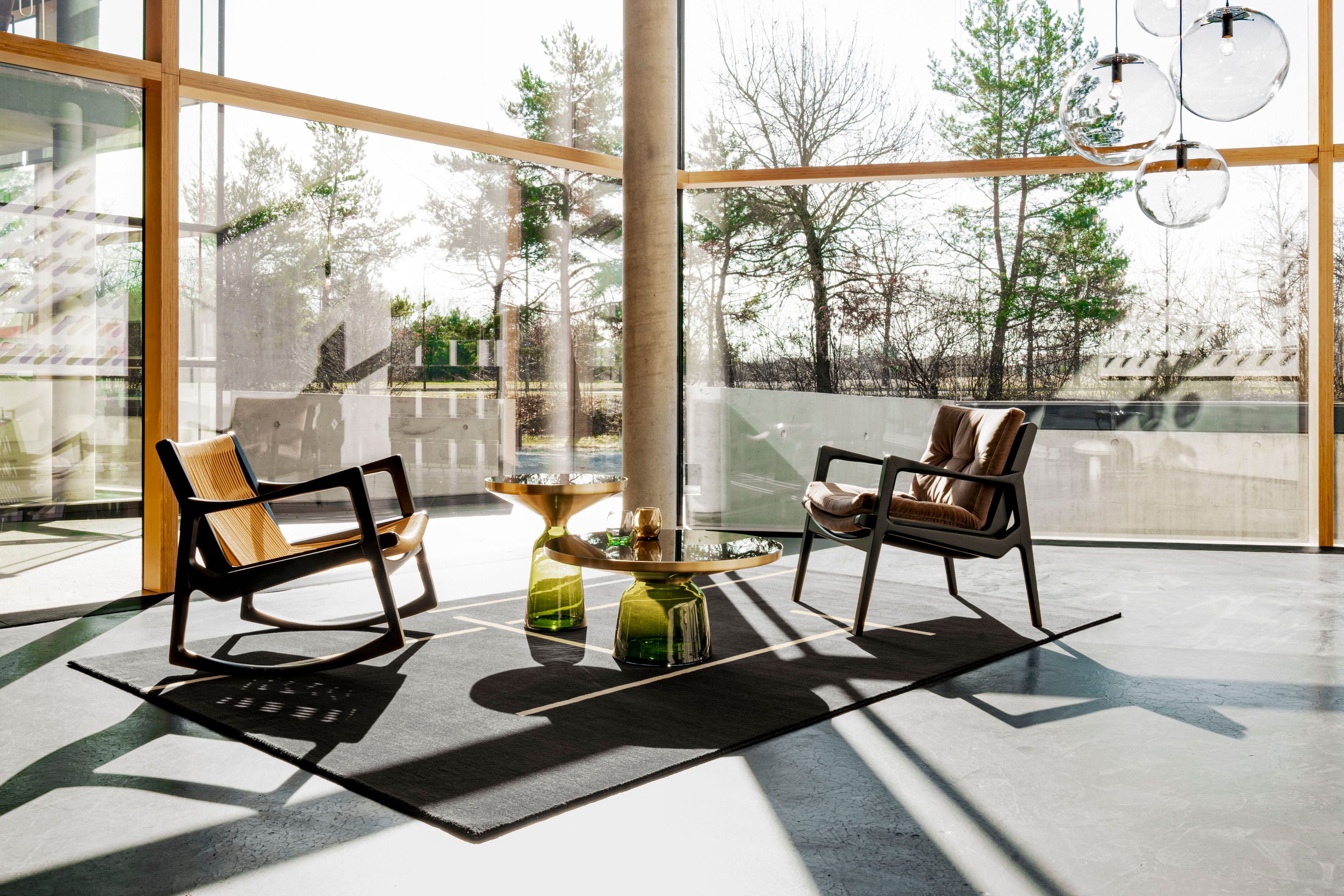 Круглый журнальный столик из латуни и стекла Classicon Белл ARCH-00039502 - Вид №32