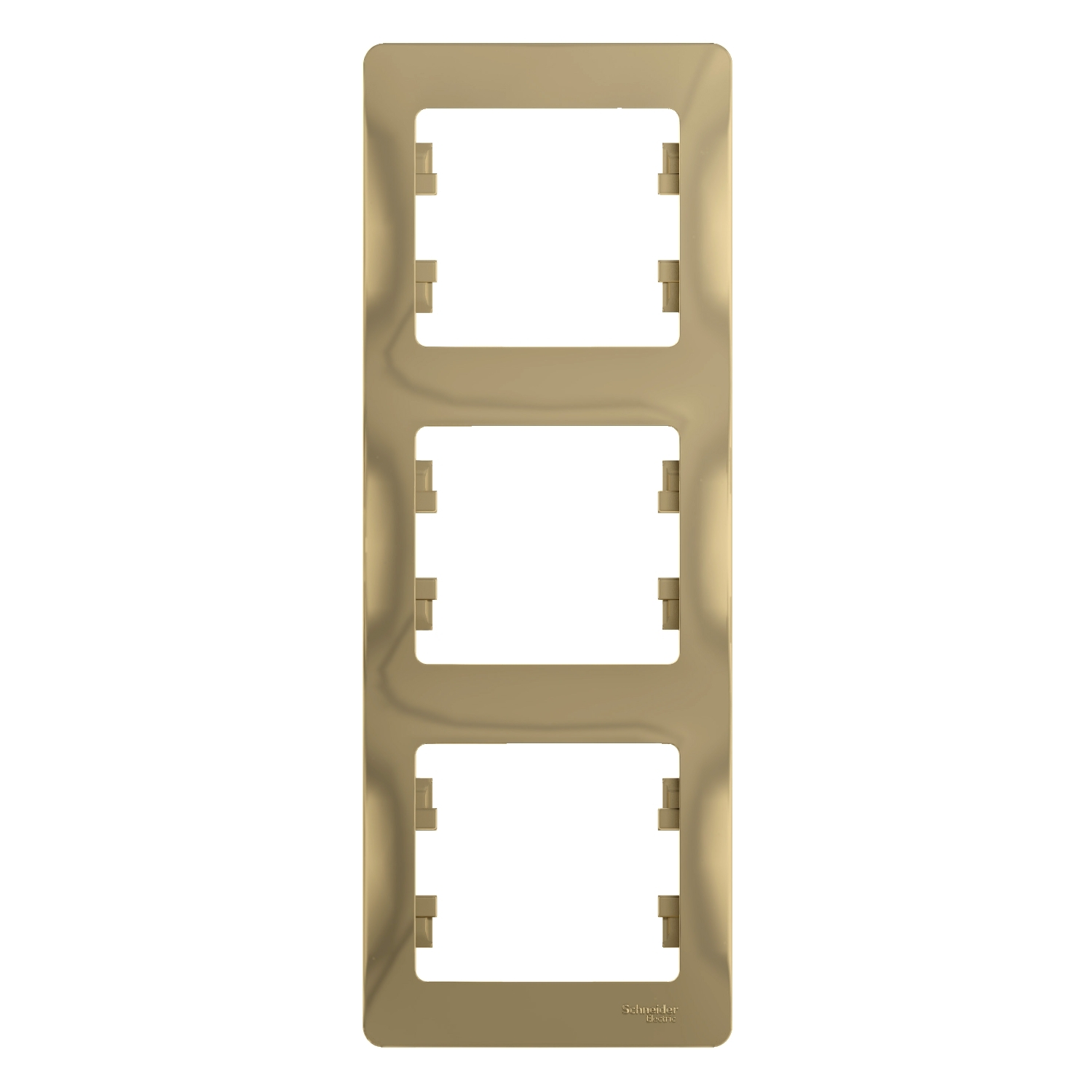GSL000407 Рамка 3 поста , вертикальная, титан Schneider Electric Glossa 