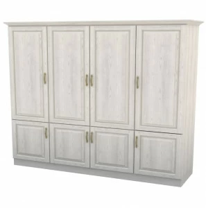 Шкаф распашной четырехстворчатый белый "Эдем" DREAMLINE ЭДЕМ 174493 Белый