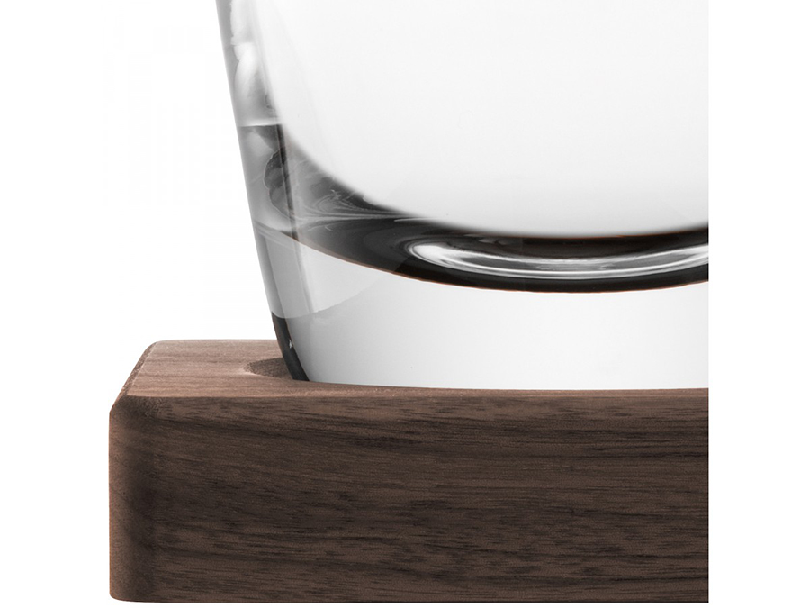 Декантер для виски с деревянной подставкой whisky 1 л arran whisky LSA INTERNATIONAL WHISKY 00-3863044 Прозрачный  - Вид №3